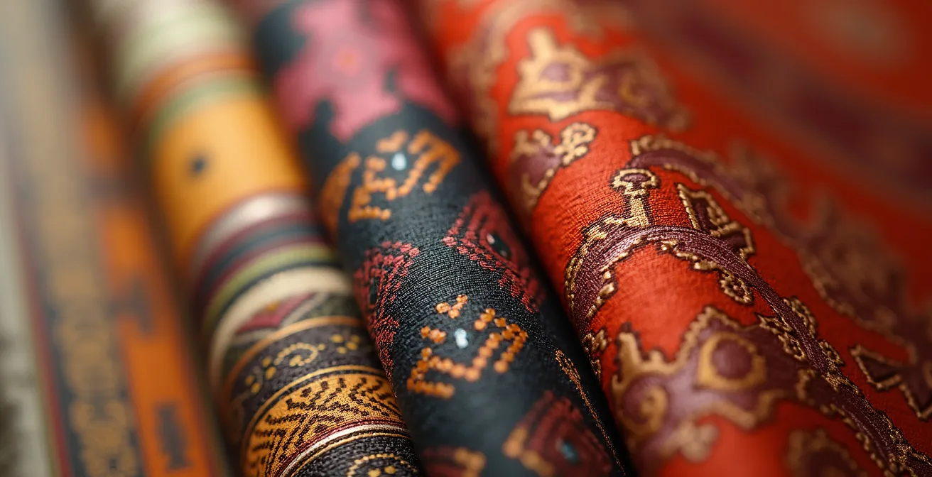 Tissus traditionnels thaïlandais et créations locales authentiques